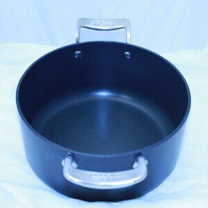 All-Clad 4 QT Hard Anodized Nonstick Riveted Handle Stock Pot - NO LID 107-2088